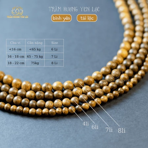 Vòng tay trầm hương 108 hạt