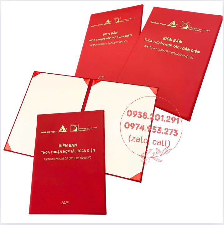 Bìa ký kết thoả thuận hợp tác bìa da A4 đẹp giá rẻ TPHCM Bìa ký kết thoả thuận hợp tác bìa da A4 đẹp giá rẻ TPHCM