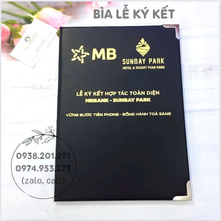 Bìa ký kết thoả thuận hợp tác bìa da A4 đẹp giá rẻ TPHCM Bìa ký kết thoả thuận hợp tác bìa da A4 đẹp giá rẻ TPHCM