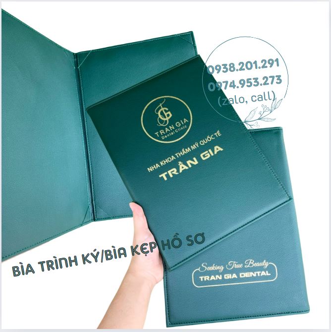 Bìa da trình ký đẹp cao cấp in logo công ty Bìa da trình ký đẹp cao cấp in logo công ty