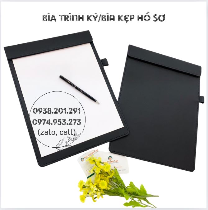 Bìa da trình ký đẹp cao cấp in logo công ty Bìa da trình ký đẹp cao cấp in logo công ty