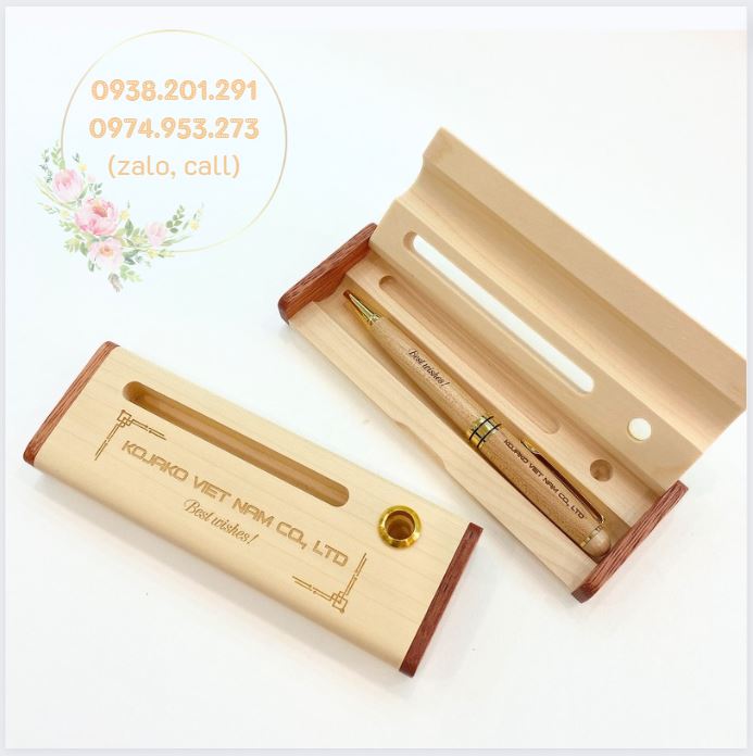 Bút gỗ khắc tên quà tặng đẹp giá rẻ hcm Bút gỗ khắc tên quà tặng đẹp giá rẻ hcm