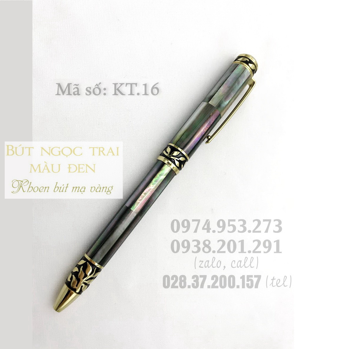 Mẫu bút ký cao cấp độc đáo đẹp sang trọng làm từ ngọc trai và sừng đen có khoen cài mạ vàng Mẫu bút ký cao cấp độc đáo đẹp sang trọng làm từ ngọc trai và sừng đen có khoen cài mạ vàng