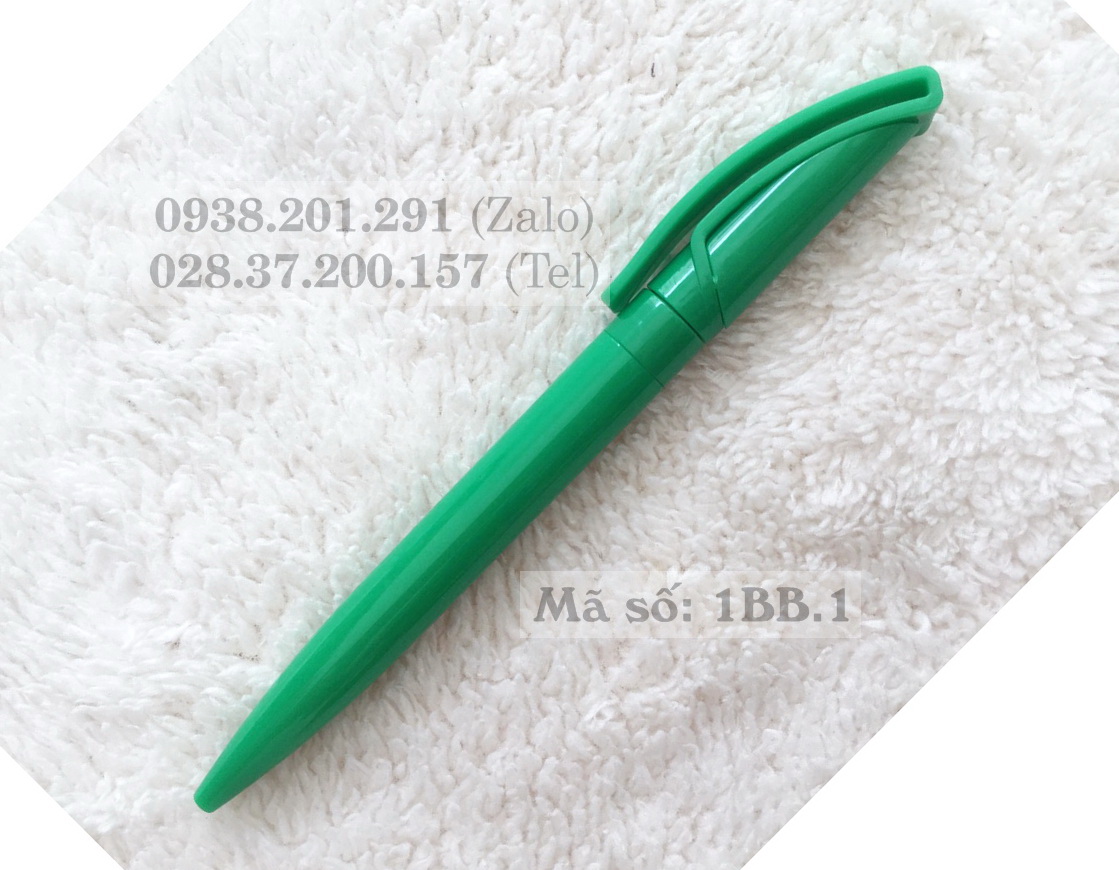Đặt in bút bi nhựa in logo quảng cáo giá rẻ tphcm màu xanh lá cây đẹp Đặt in bút bi nhựa in logo quảng cáo giá rẻ tphcm màu xanh lá cây đẹp