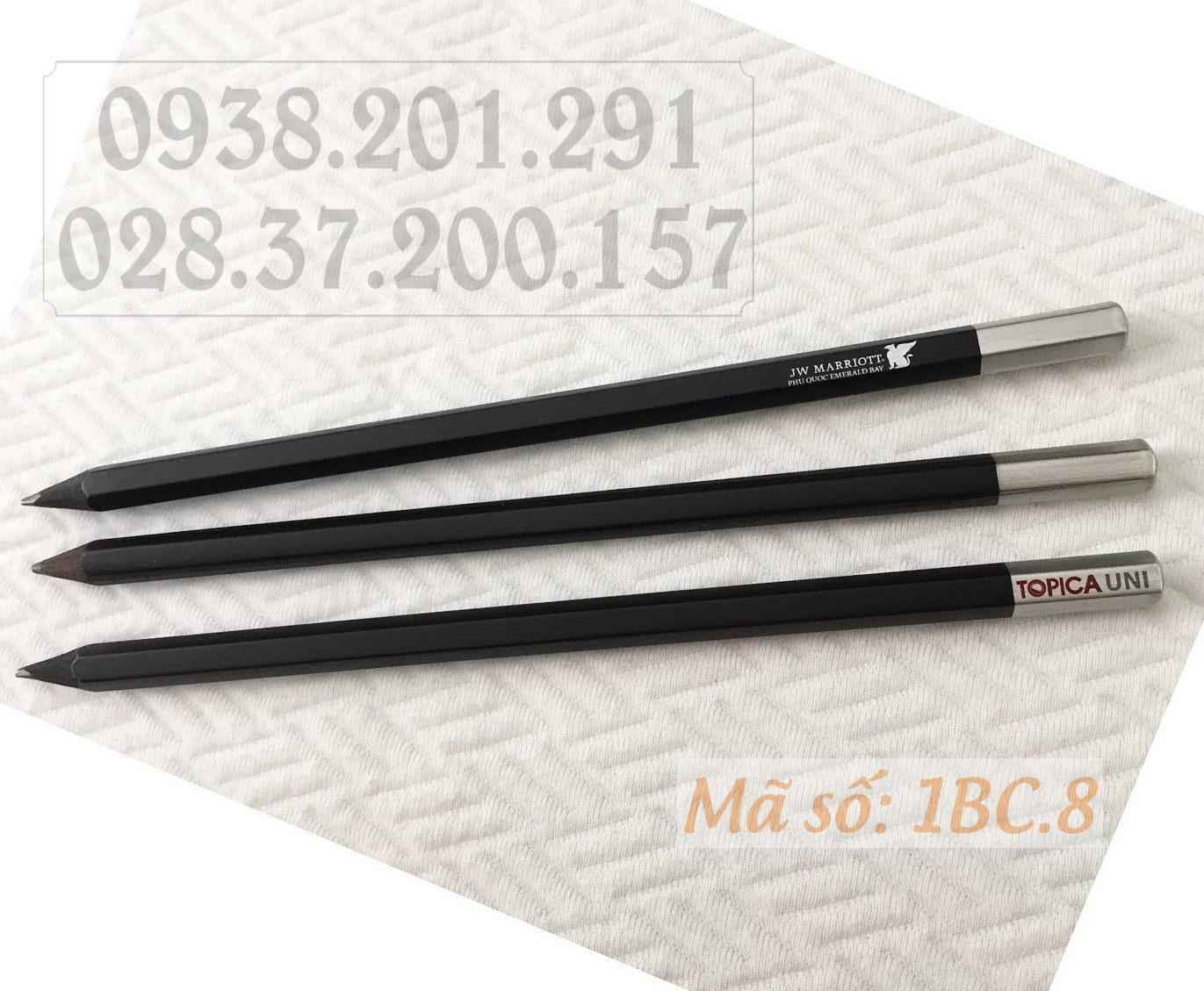 Bút chì in logo màu đen giá rẻ nhất tphcm Bút chì in logo màu đen giá rẻ nhất tphcm