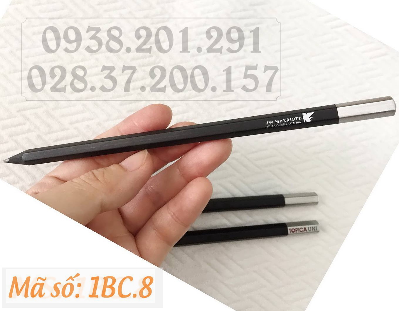 Bút chì in logo màu đen giá rẻ nhất tphcm Bút chì in logo màu đen giá rẻ nhất tphcm