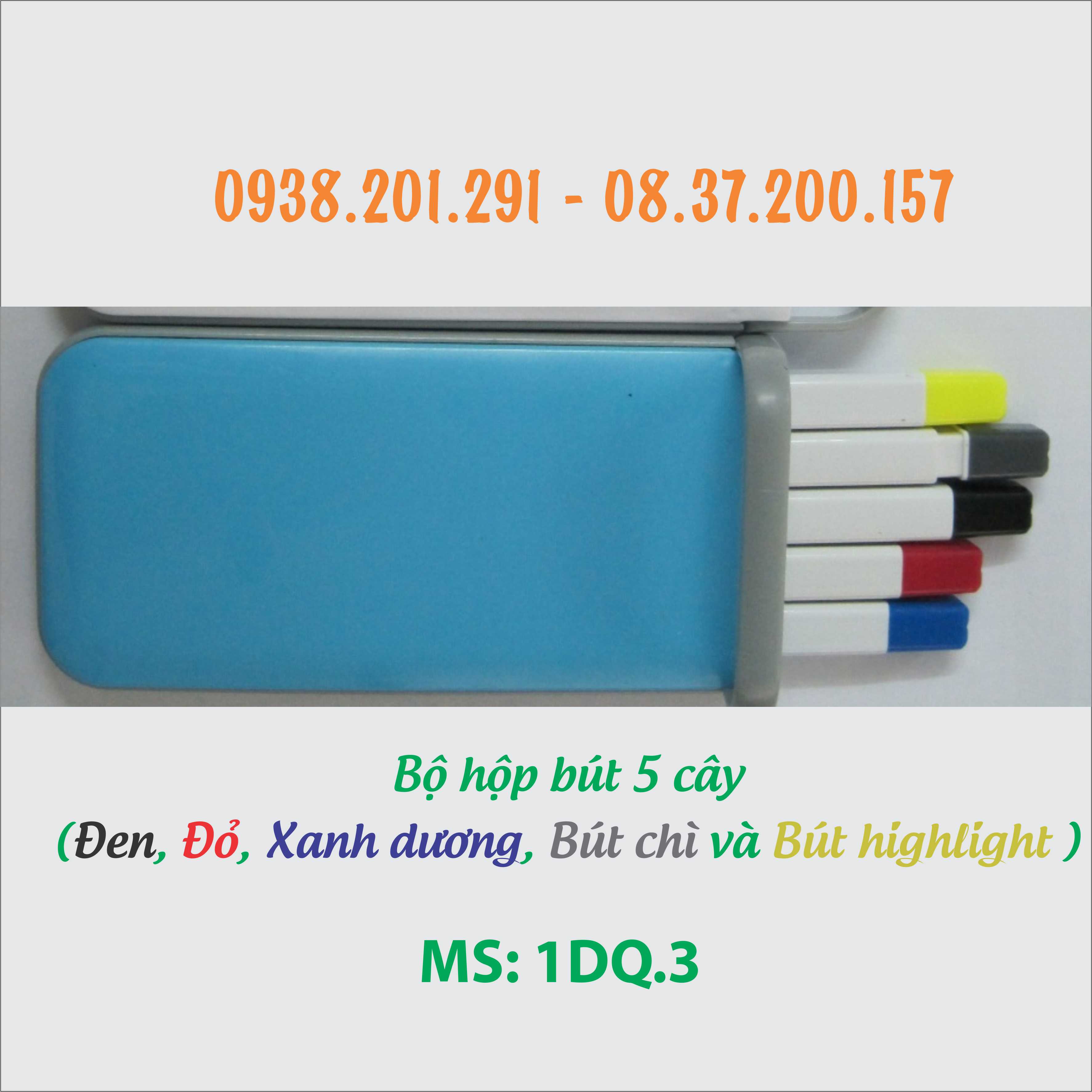Bộ bút 5 cây có bút bi bút chì bút highlight in logo quảng cáo giá rẻ tại quận bình thạnh TPHCM Bộ bút 5 cây có bút bi bút chì bút highlight in logo quảng cáo giá rẻ tại quận bình thạnh TPHCM