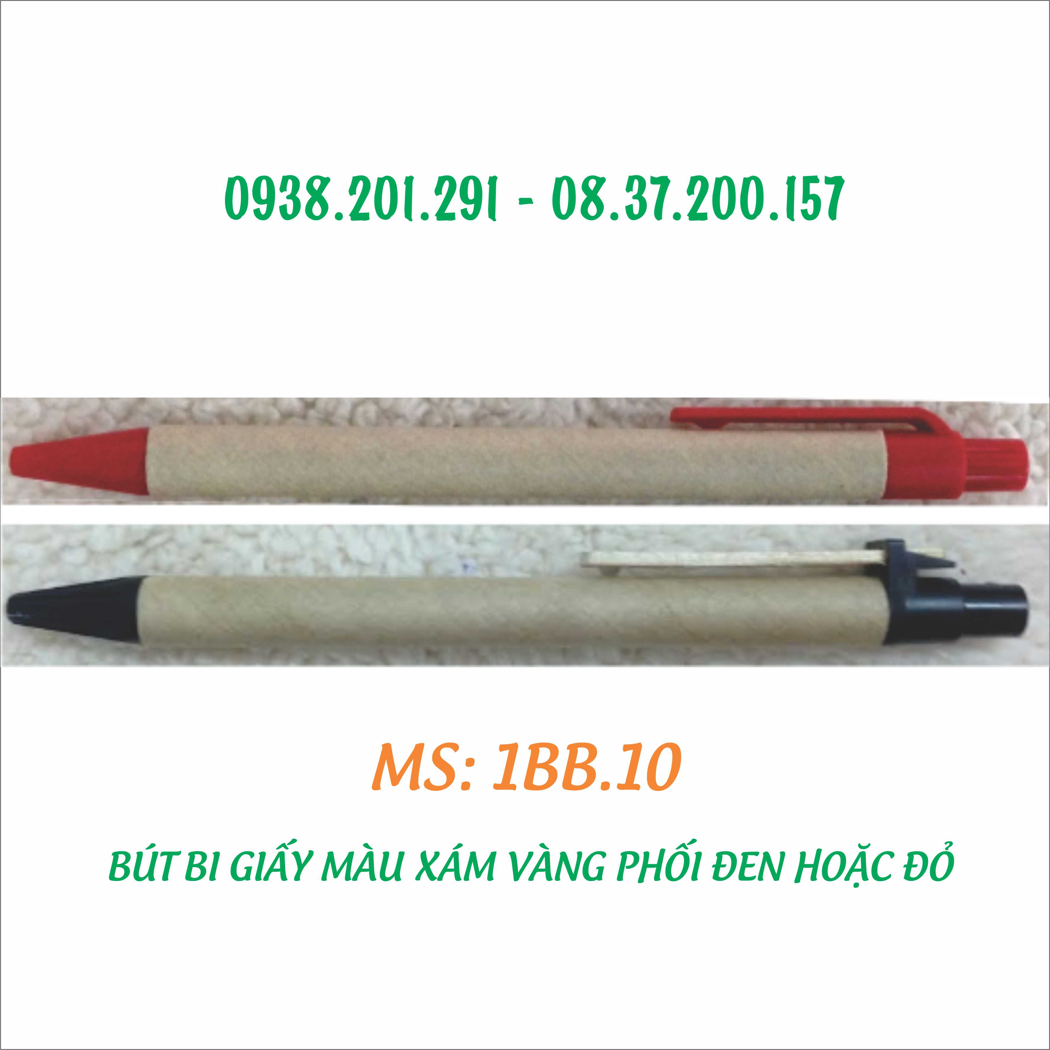 Bút bi giấy tái chế quảng cáo in logo nhiều màu giá rẻ làm quà tặng tại quận 1 TPHCM Bút bi giấy tái chế quảng cáo in logo nhiều màu giá rẻ làm quà tặng tại quận 1 TPHCM