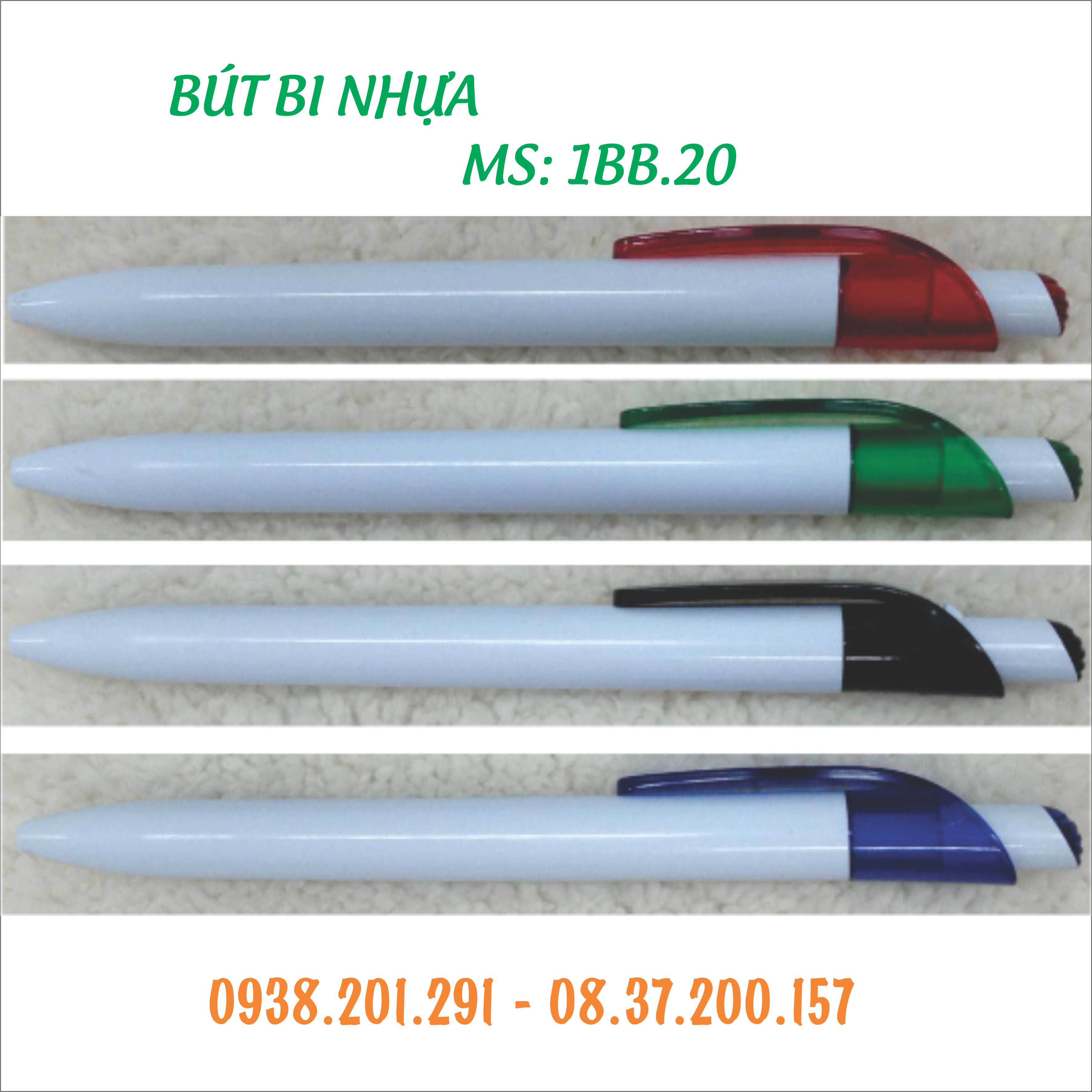 Bút bi nhựa quảng cáo in logo nhiều màu giá rẻ làm quà tặng tại quận Bình Thạnh TPHCM Bút bi nhựa quảng cáo in logo nhiều màu giá rẻ làm quà tặng tại quận Bình Thạnh TPHCM