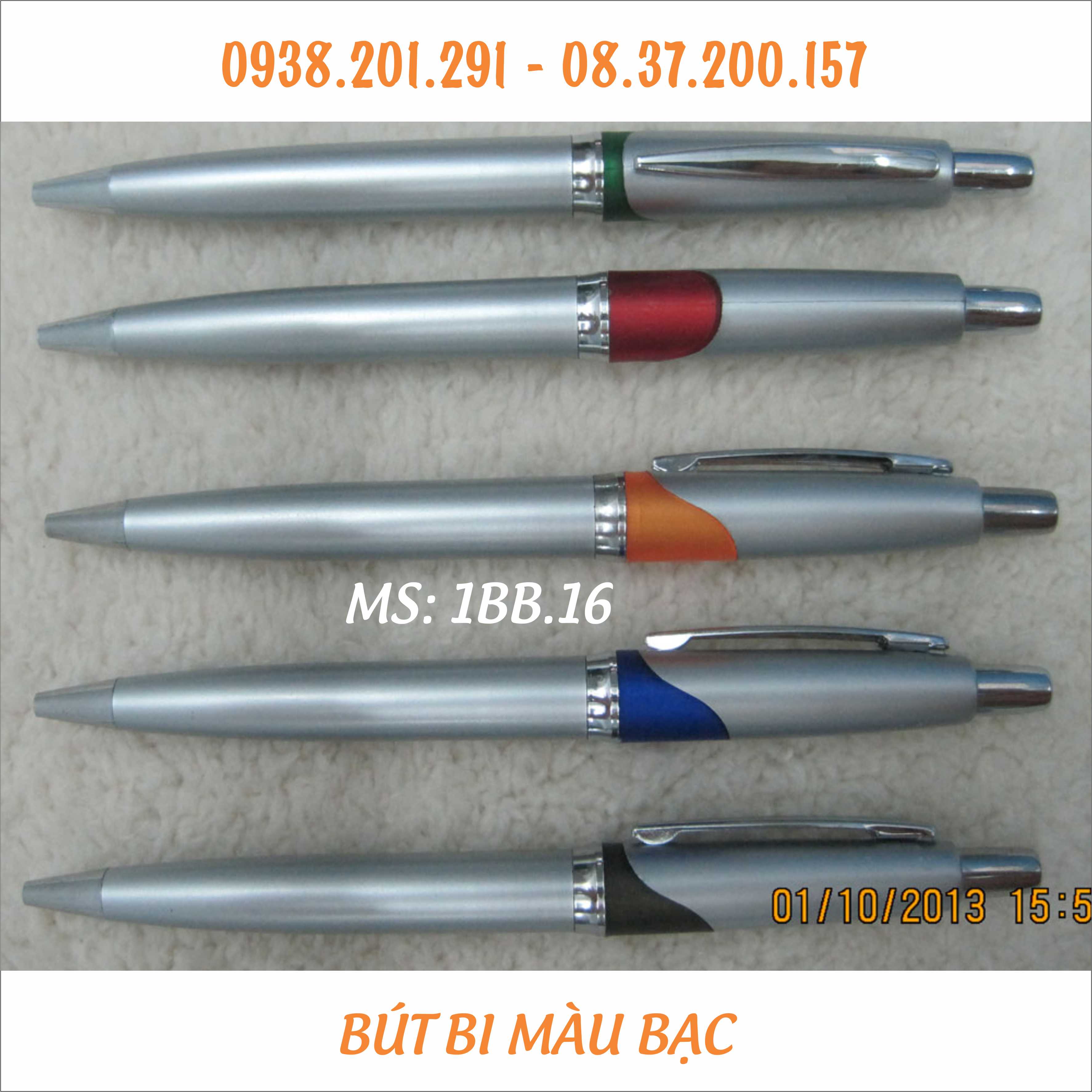 Bút bi nhựa màu bạc giá rẻ làm quà tặng tại quận 1 TPHCM Bút bi nhựa màu bạc giá rẻ làm quà tặng tại quận 1 TPHCM