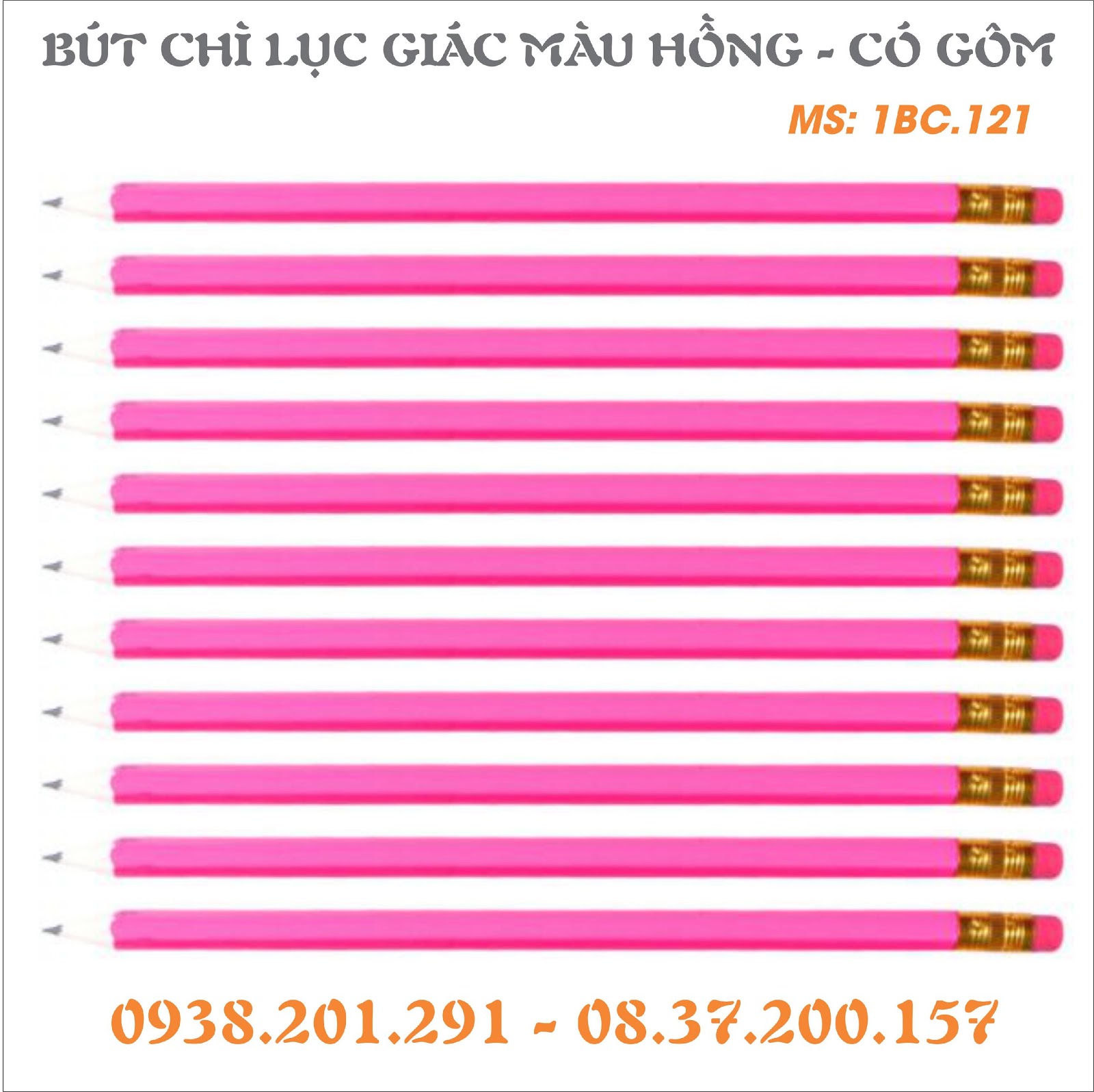 Bút chì màu hồng đa dạng kiểu loại hình dáng tại Butsaigon.com Bút chì màu hồng đa dạng kiểu loại hình dáng tại Butsaigon.com
