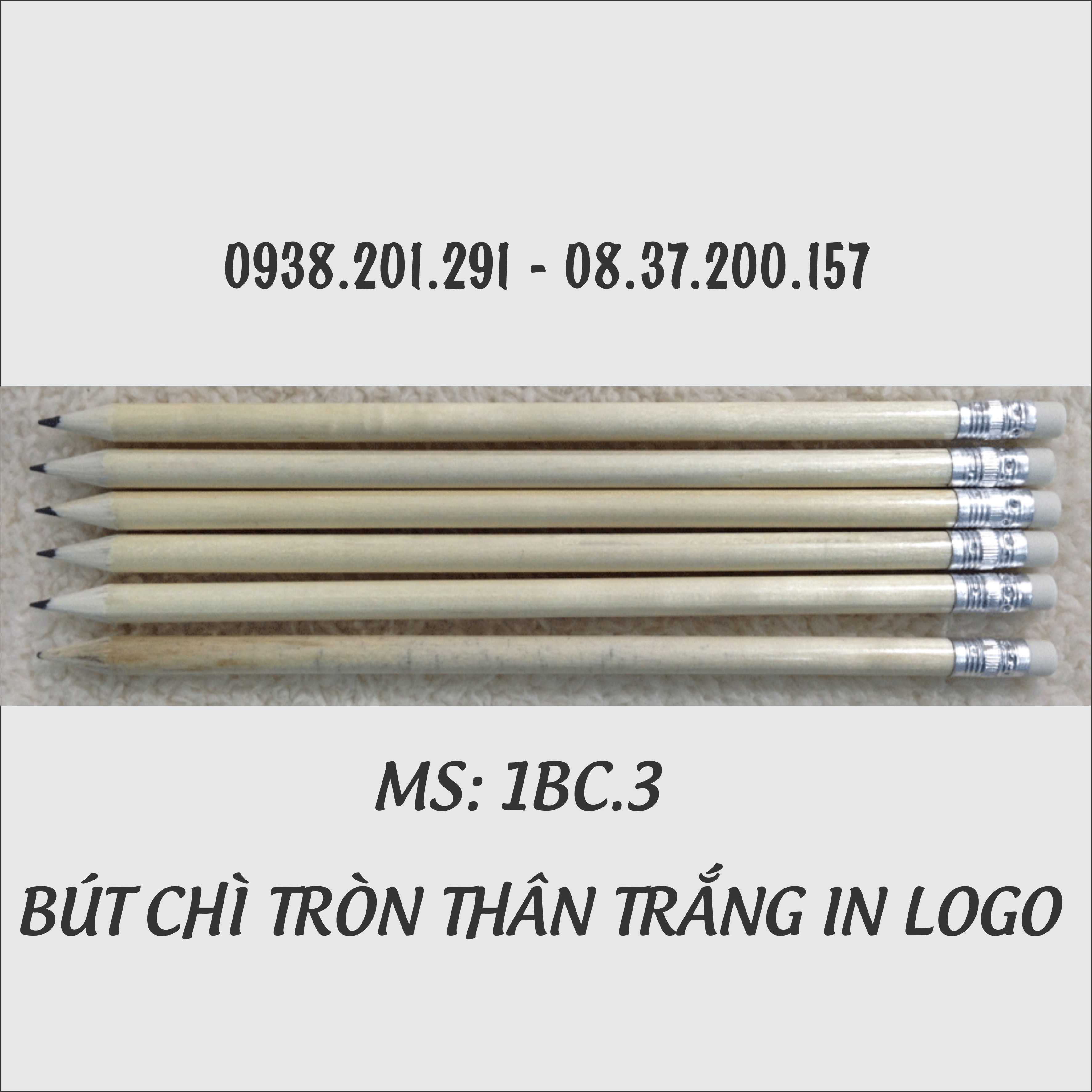 Bút chì viết chì gỗ màu trắng giá rẻ in logo công ty theo yêu cầu tại TPHCM Bút chì viết chì gỗ màu trắng giá rẻ in logo công ty theo yêu cầu tại TPHCM