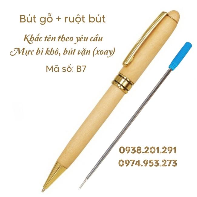 Bút gỗ khắc tên làm quà tặng thầy cô đối tác khách hàng bạn bè giá rẻ Bút gỗ khắc tên làm quà tặng thầy cô đối tác khách hàng bạn bè giá rẻ