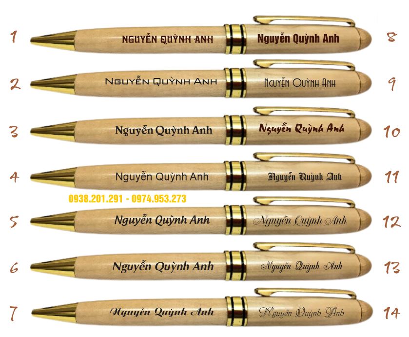 Bút gỗ khắc tên làm quà tặng thầy cô đối tác khách hàng bạn bè giá rẻ Bút gỗ khắc tên làm quà tặng thầy cô đối tác khách hàng bạn bè giá rẻ