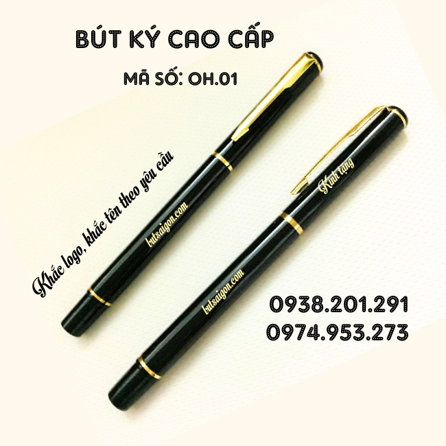 Bút ký cao cấp màu đen khắc tên làm quà tặng cài vàng giá rẻ tphcm  Bút ký cao cấp màu đen khắc tên làm quà tặng cài vàng giá rẻ tphcm