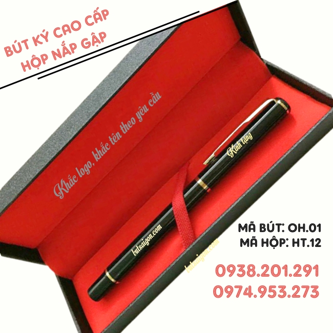 Bút ký cao cấp màu đen khắc tên làm quà tặng cài vàng giá rẻ tphcm  Bút ký cao cấp màu đen khắc tên làm quà tặng cài vàng giá rẻ tphcm