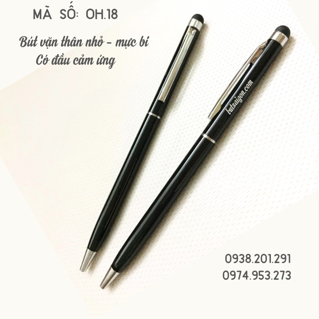 Bút viết ký tên có đầu cảm ứng màu đen khắc tên giá rẻ làm quà tặng Bút viết ký tên có đầu cảm ứng màu đen khắc tên giá rẻ làm quà tặng