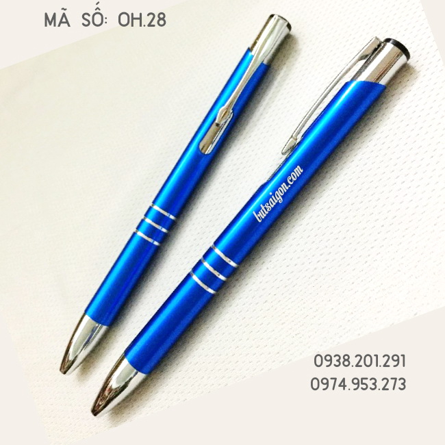 Bút viết ký cao cấp màu xanh dương khắc logo công ty giá rẻ Bút viết ký cao cấp màu xanh dương khắc logo công ty giá rẻ