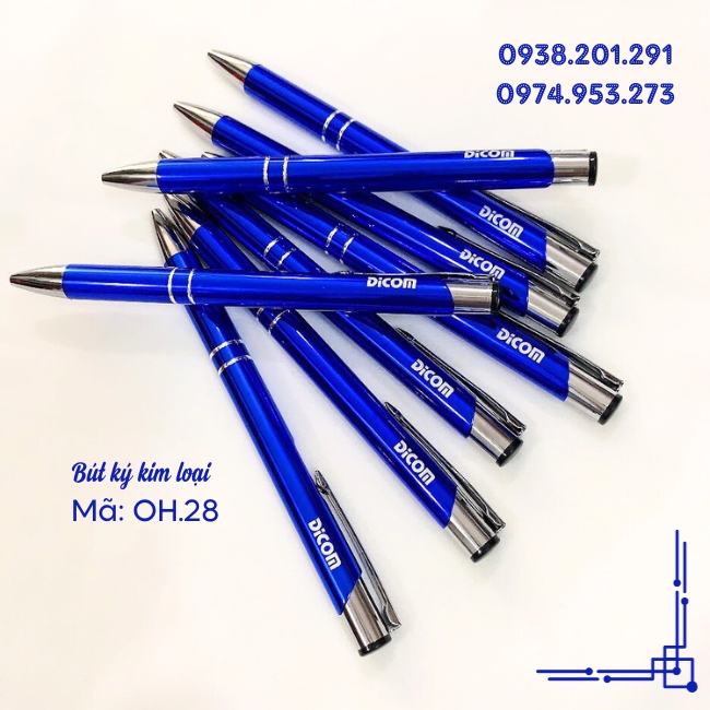 Bút viết ký cao cấp màu xanh dương khắc logo công ty giá rẻ Bút viết ký cao cấp màu xanh dương khắc logo công ty giá rẻ