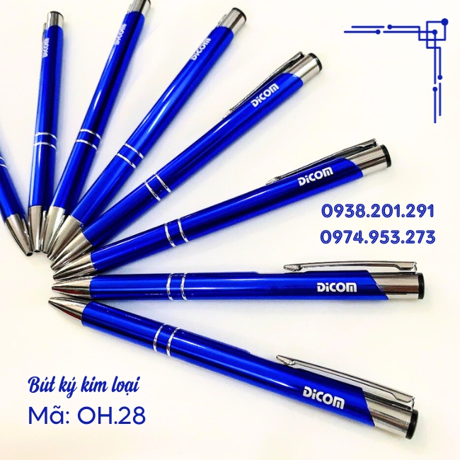 Bút viết ký cao cấp màu xanh dương khắc logo công ty giá rẻ Bút viết ký cao cấp màu xanh dương khắc logo công ty giá rẻ