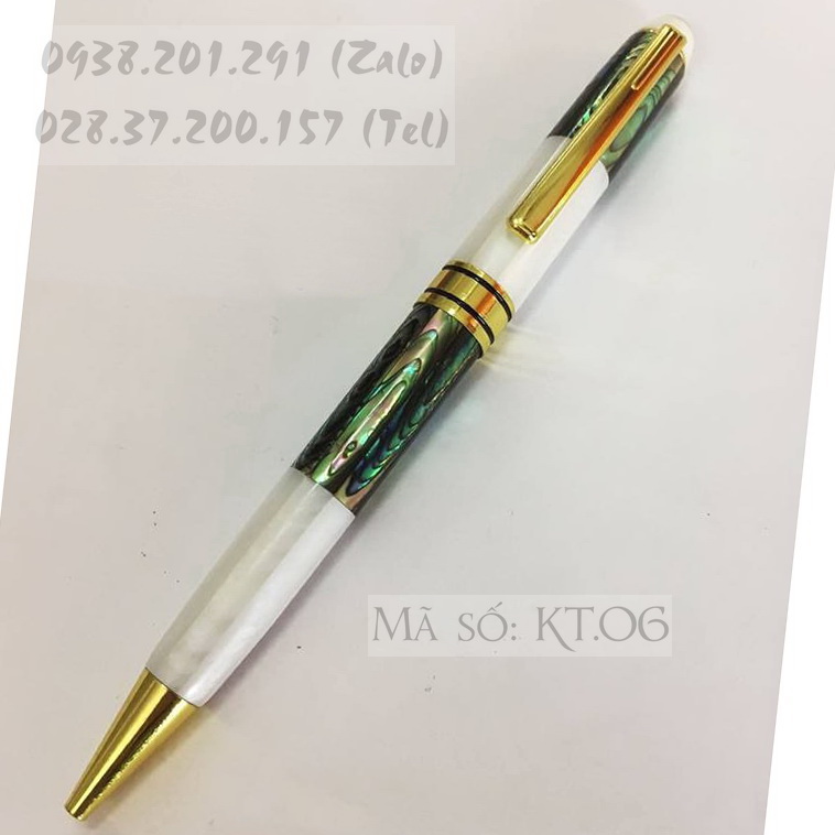 Bút Khảm Trai Màu Xanh Lục Bạch xanh lá cây trắng hợp mạng mộc mạng kim Bút Khảm Trai Màu Xanh Lục Bạch xanh lá cây trắng hợp mạng mộc mạng kim