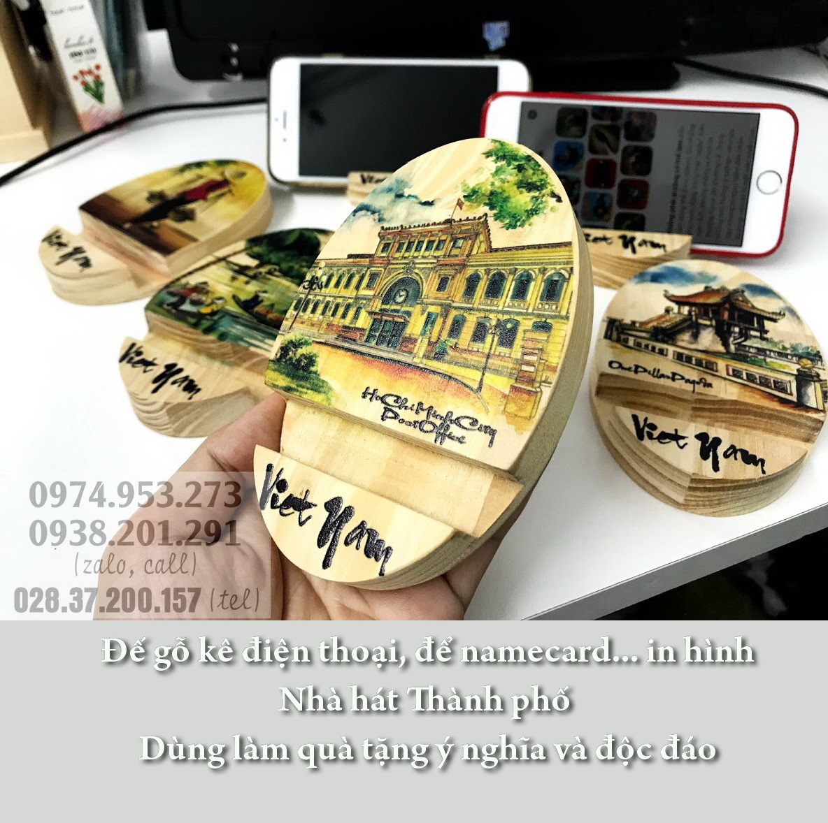 Quà tặng gỗ nhỏ xinh in hình phong cảnh Việt Nam làm quà tặng khách hàng nước ngoài giá rẻ ý nghĩa Quà tặng gỗ nhỏ xinh in hình phong cảnh Việt Nam làm quà tặng khách hàng nước ngoài giá rẻ ý nghĩa