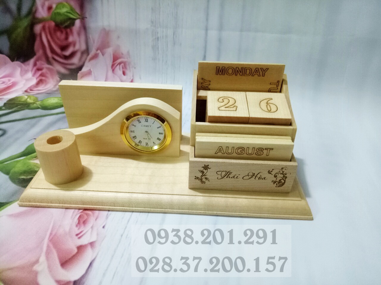 Cắm bút gỗ để bàn khắc tên làm quà tặng thầy cô ngày nhà giáo 20 11 đẹp ý nghĩa giá rẻ Cắm bút gỗ để bàn khắc tên làm quà tặng thầy cô ngày nhà giáo 20 11 đẹp ý nghĩa giá rẻ