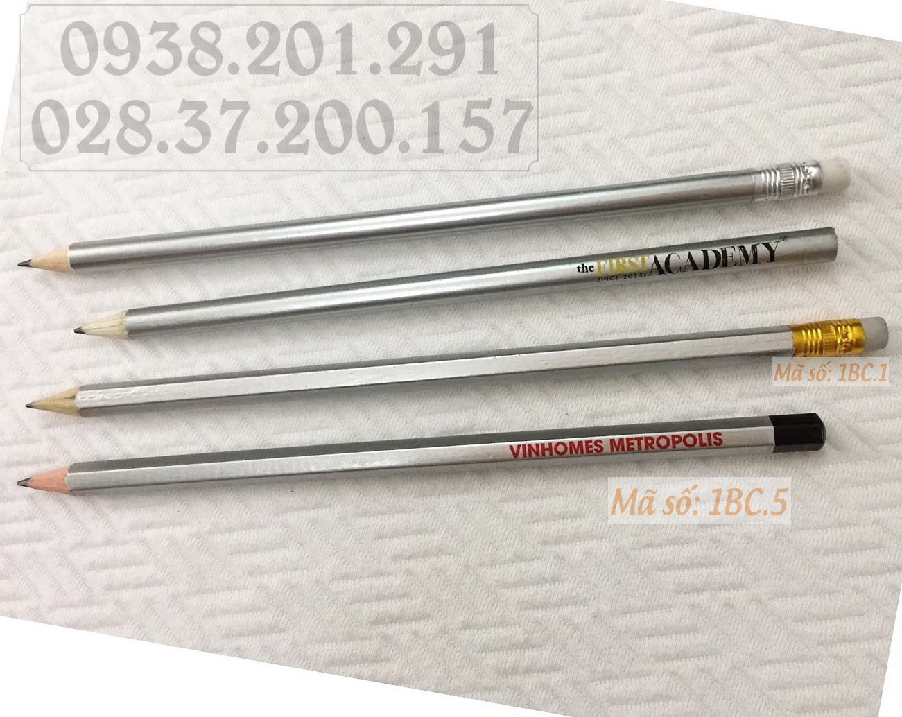 Đặt in bút chì màu bạc có logo tên công ty giá rẻ nhất tphcm số lượng nhiều Đặt in bút chì màu bạc có logo tên công ty giá rẻ nhất tphcm số lượng nhiều