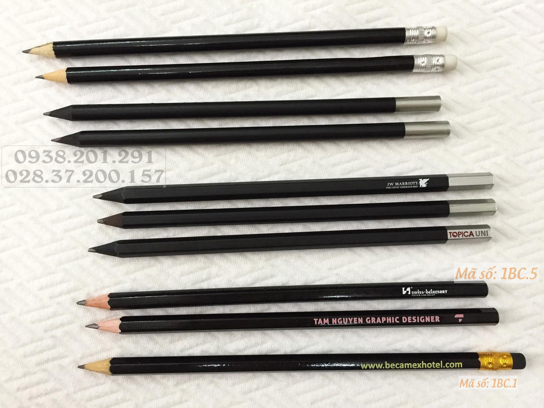 Bút chì in logo màu đen giá rẻ nhất tphcm Bút chì in logo màu đen giá rẻ nhất tphcm
