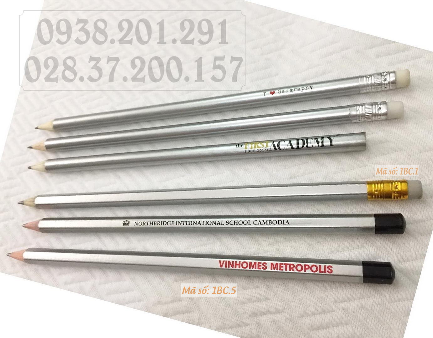 Đặt in bút chì màu bạc có logo tên công ty giá rẻ nhất tphcm số lượng nhiều Đặt in bút chì màu bạc có logo tên công ty giá rẻ nhất tphcm số lượng nhiều