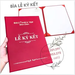 Bìa ký kết hợp tác dành cho doanh nghiệp, công ty