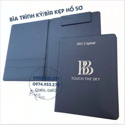 Bìa trình ký da tạo sự chuyên nghiệp cho văn phòng