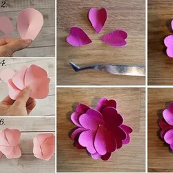 Tổng hợp các cách làm hoa giấy dán tường mới nhất 2021