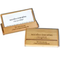 Hộp đựng card bằng gỗ tiện dụng, giá rẻ được nhiều người yêu thích sử dụng