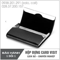 Một số mẫu ví đựng card visit bằng da đẹp cho người hiện đại