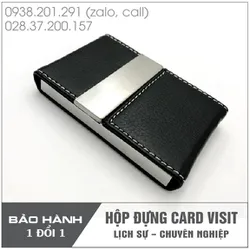 Tính tiện lợi hộp đựng name card để bàn