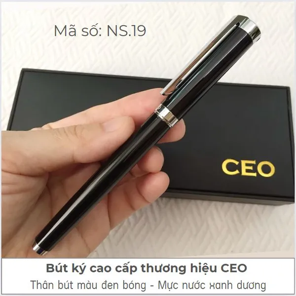 Bút Ký Cao Cấp Đen Xịn NS.19