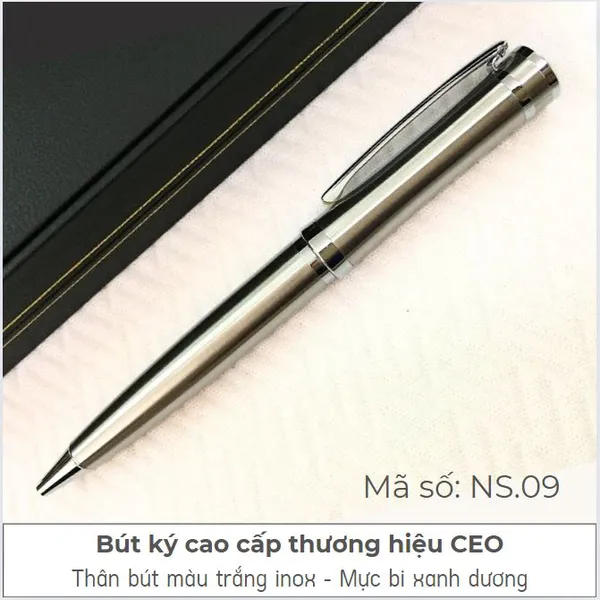 Bút Ký Cao Cấp Trắng bạc NS.09