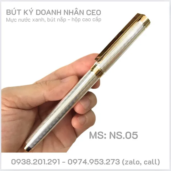 Bút Ký Cao Cấp Trắng Xịn Bi NS.05