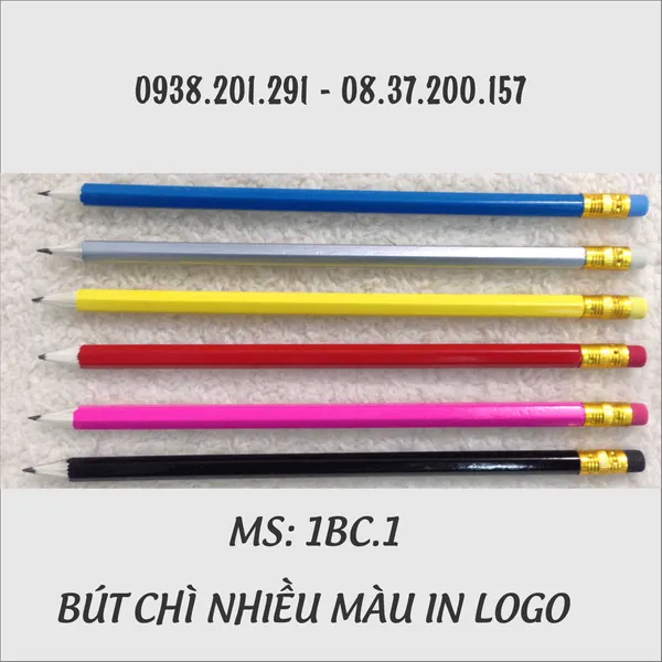 Bút chì in logo công ty giá rẻ - MS 1BC.1