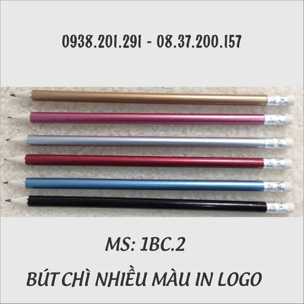 Bút chì in logo công ty giá rẻ - MS 1BC.2