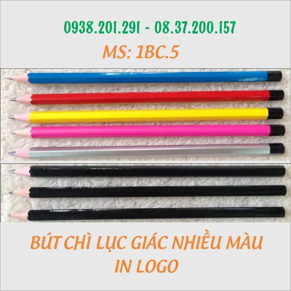 Bút chì in logo công ty giá rẻ - MS 1BC.5