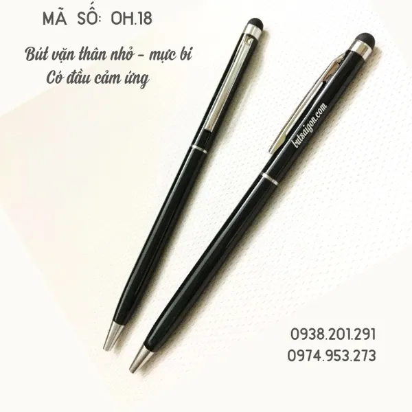 Bút kim loại có đầu cảm ứng OH.18