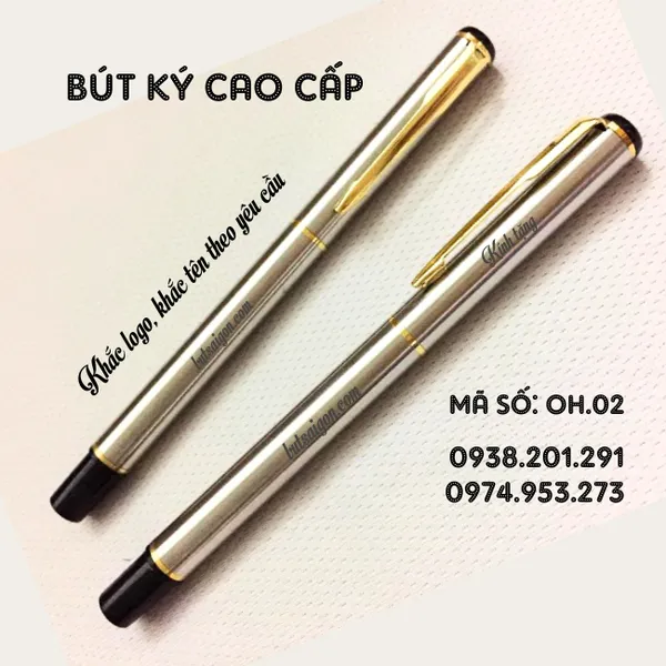 Bút ký cao cấp khắc tên OH.02