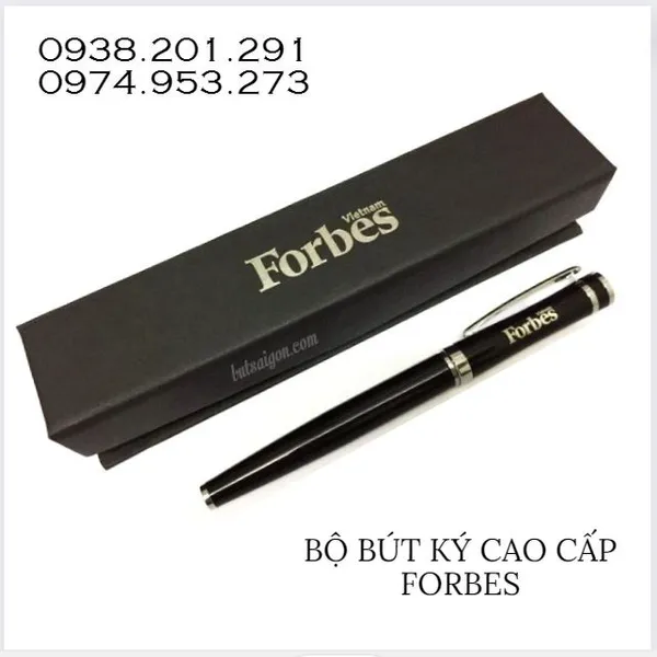 Bút quà tặng khắc logo Forbes