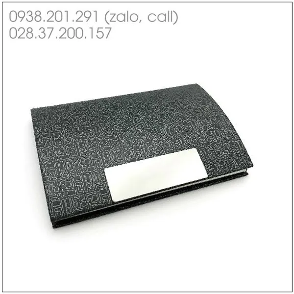 Hộp Đựng Card Visit (Name Card) gân xám N7