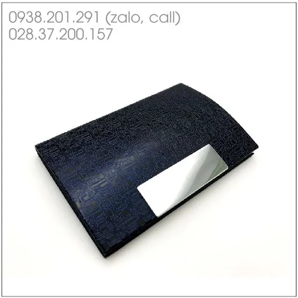 Hộp Đựng Card Visit (Name Card) Gân Xanh Dương N8