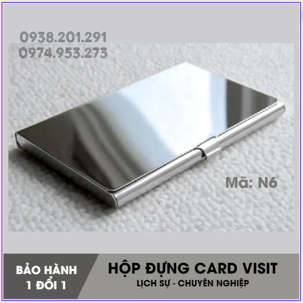 Hộp Đựng Card Visit (Name Card) KL N6 - bóng soi gương