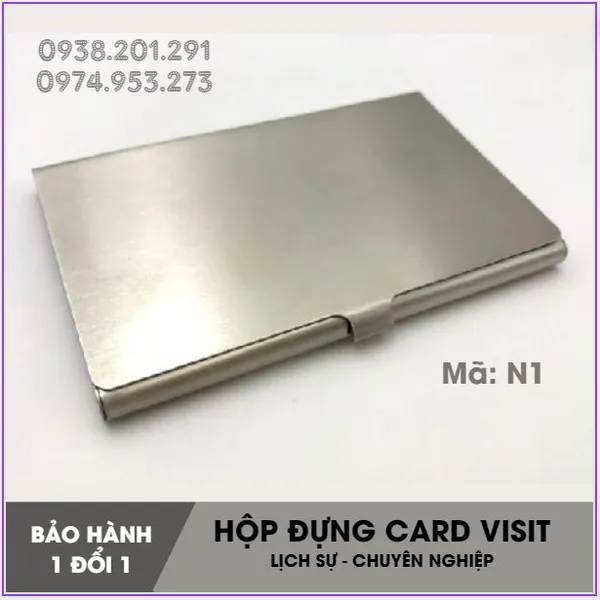 Hộp đựng name card (card visit) KL N1 - gân xước mờ