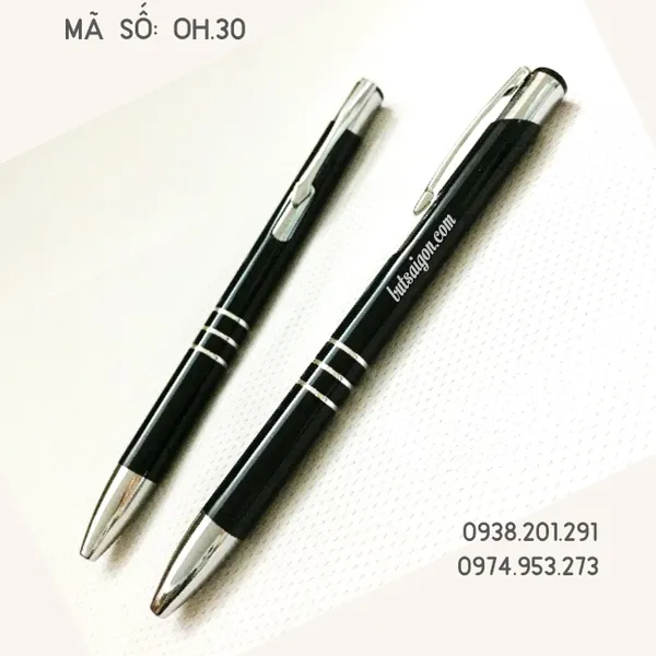 Viết kim loại cao cấp màu đen OH.30